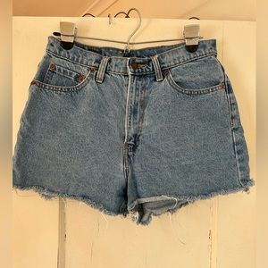 Vintage 90s jordache cut off shorts. The perfect fit.